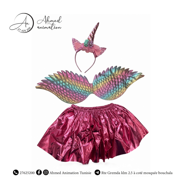 Déguisement Licorne 3 Pièces