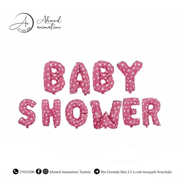 Ballon Aluminium BABY SHOWER