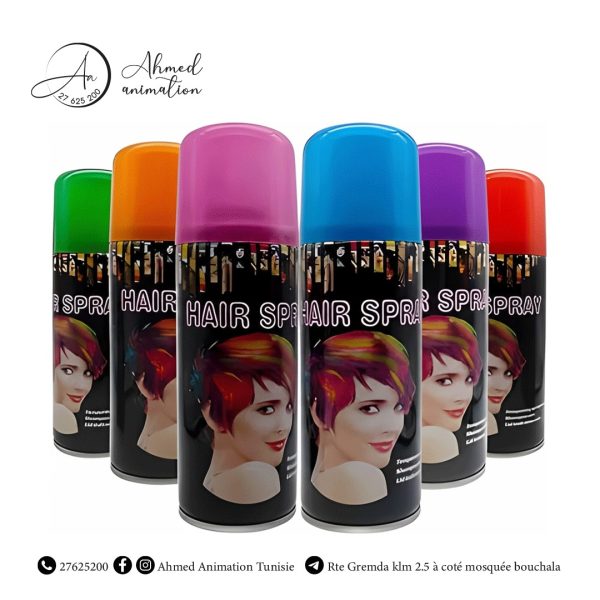 Spray Colorant Cheveux Temporaire